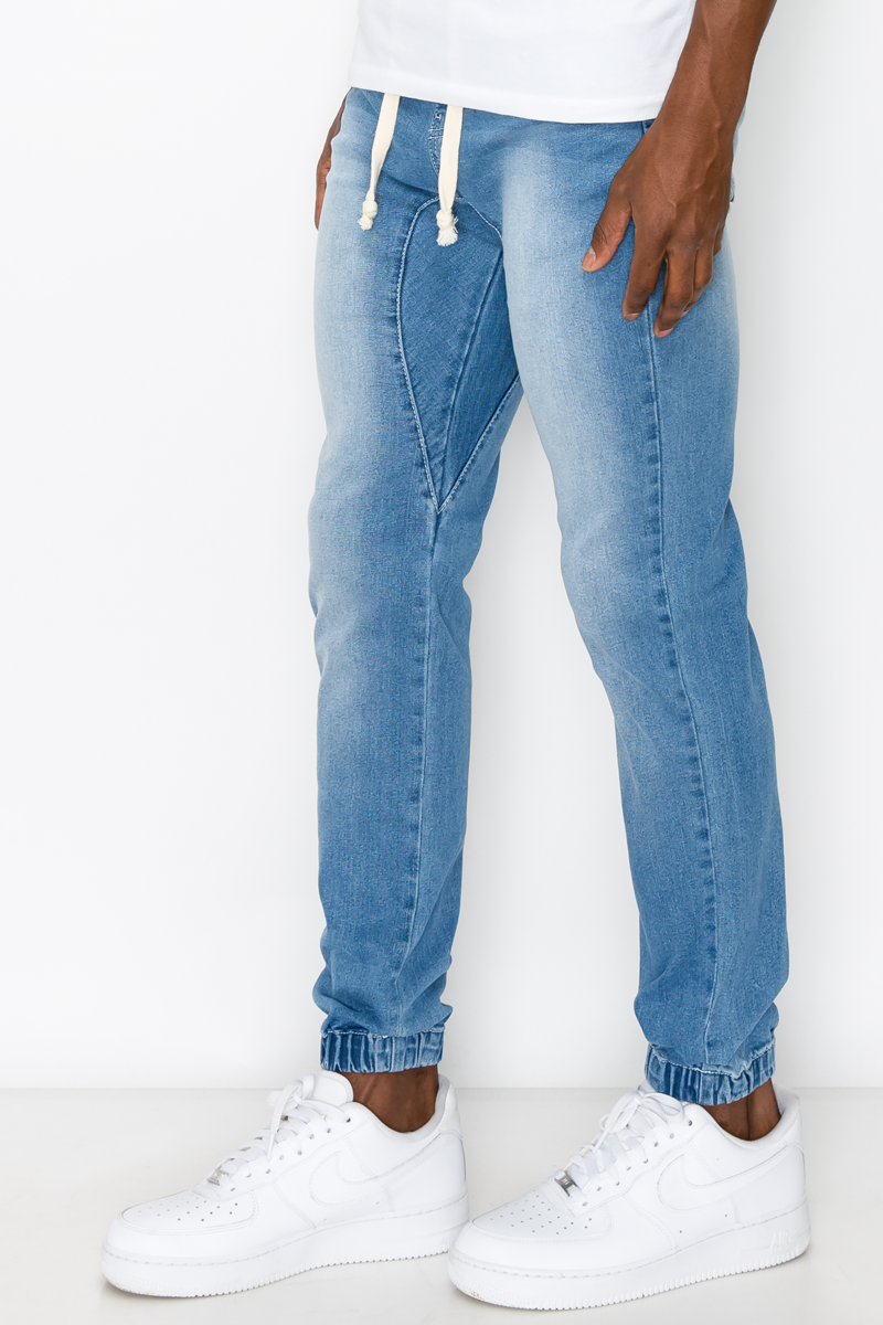 Essential Denim Jogger Pants