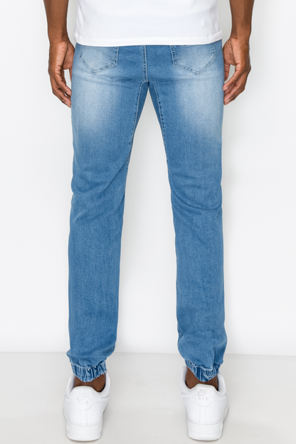 Essential Denim Jogger Pants