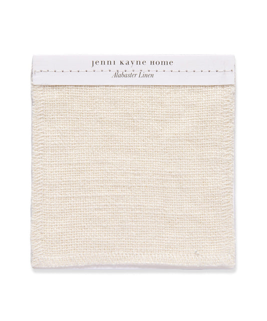 Fabric Swatch Alabaster Linen
