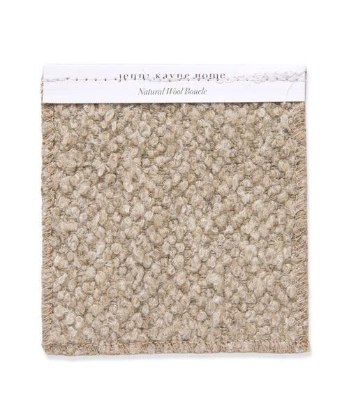 Fabric Swatch Natural Wool Boucle
