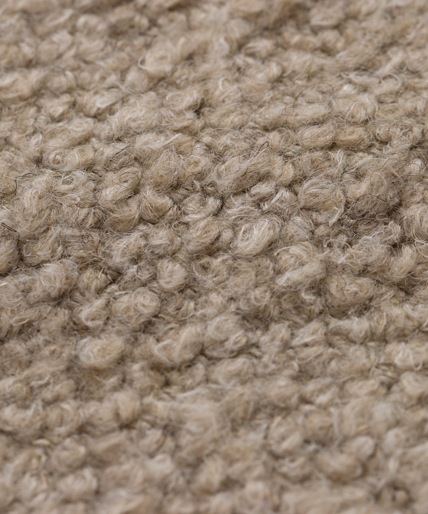 Fabric Swatch Natural Wool Boucle