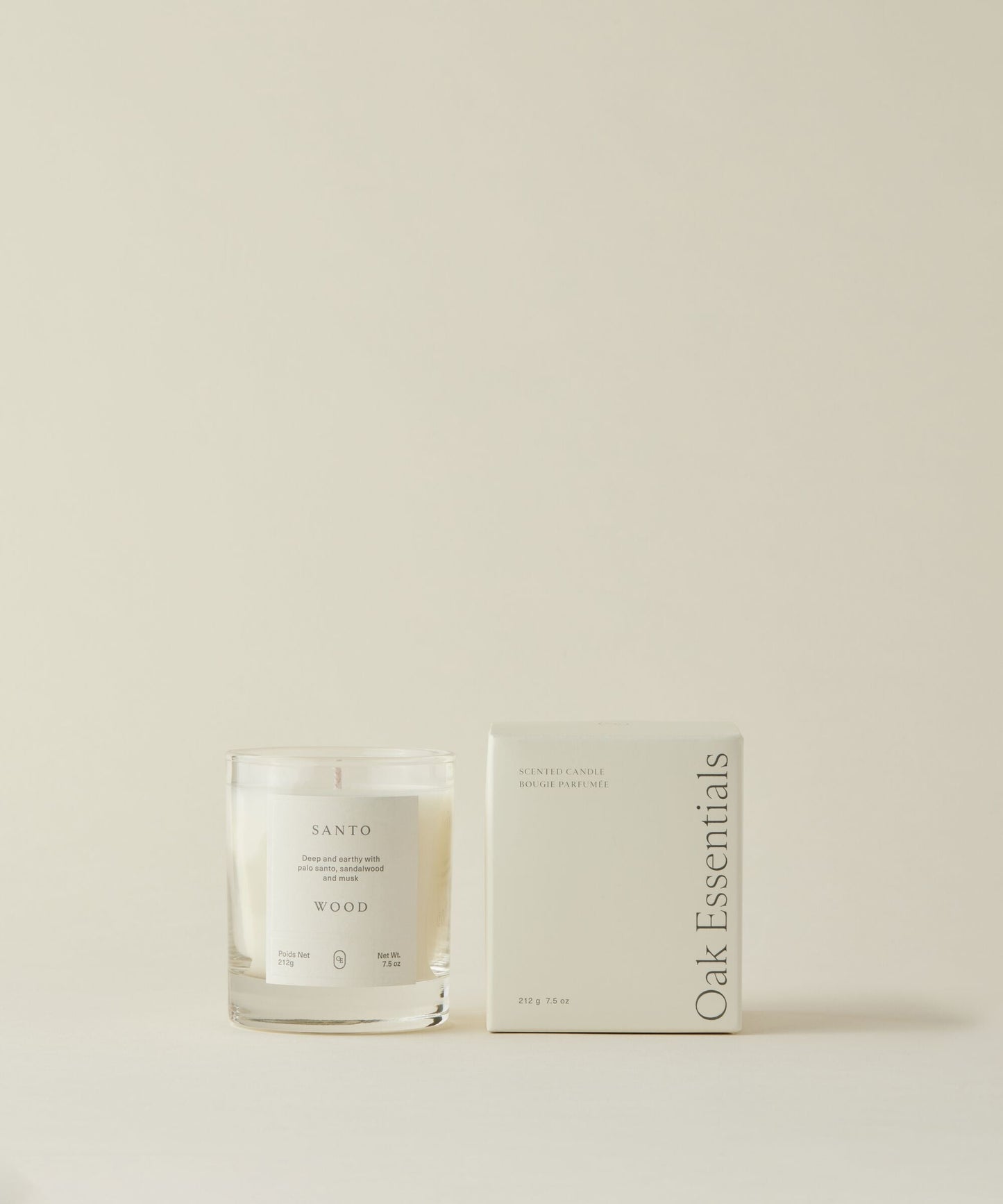 Santo Wood Candle