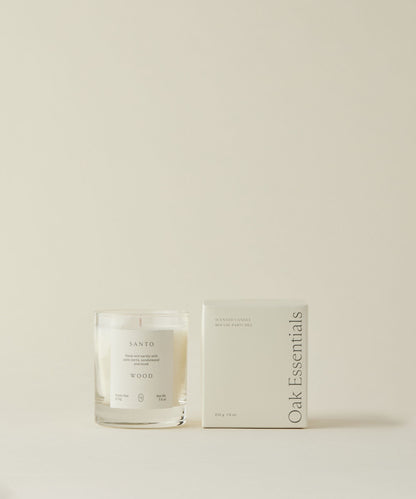 Santo Wood Candle