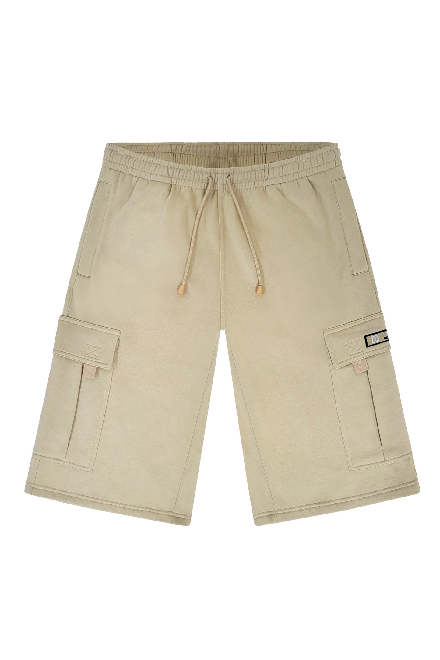 RESTRICT Baggy Fit Cargo Fleece Shorts