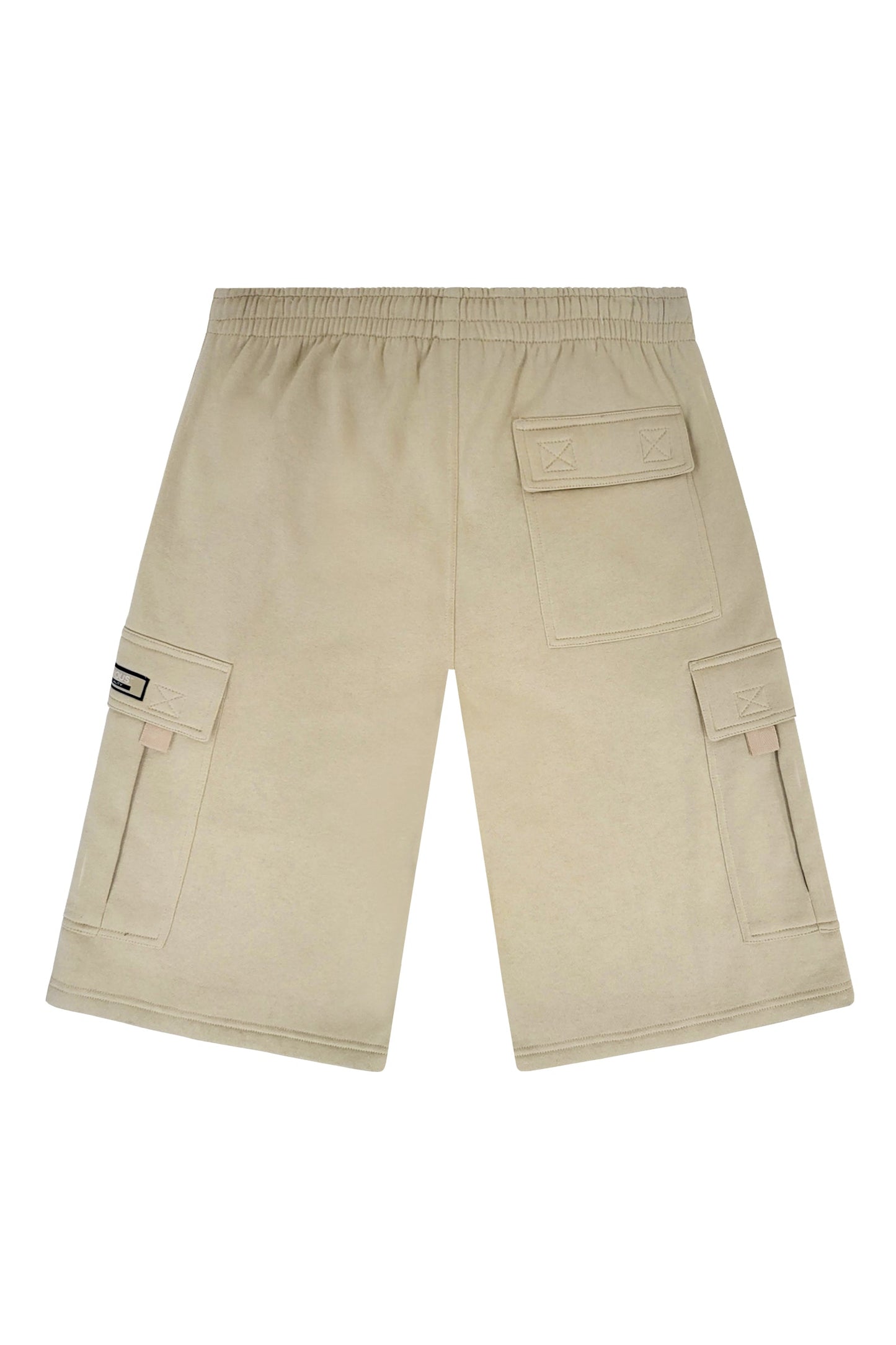 RESTRICT Baggy Fit Cargo Fleece Shorts
