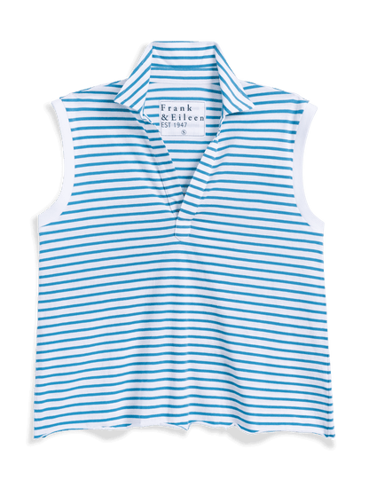 OLIVIA Turquoise Stripe, Vintage Jersey