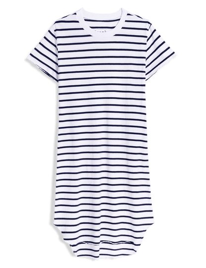 MINI HARPER Wide Navy French Stripe, Vintage Jersey