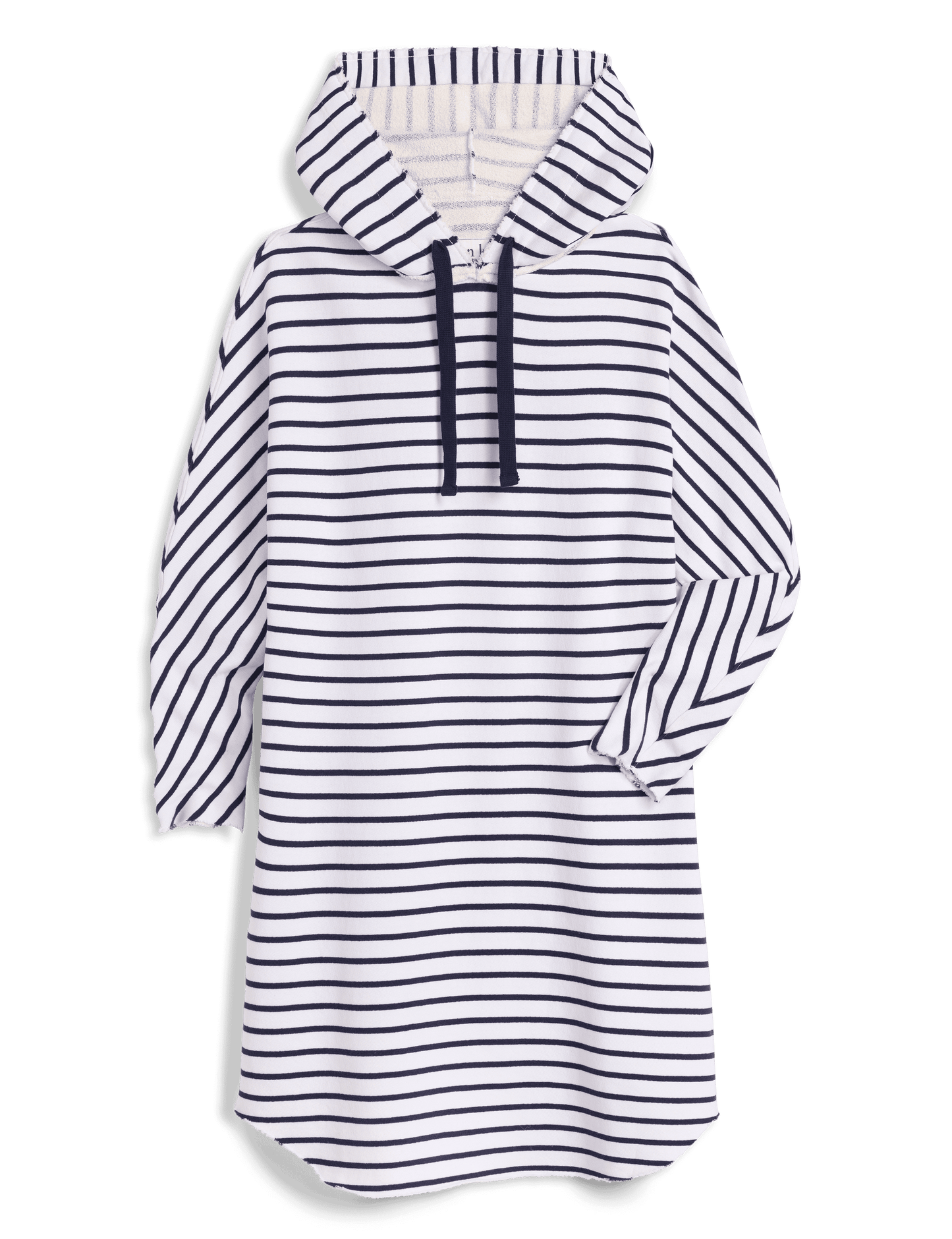 MINI JAMES Wide Navy French Stripe, Triple Terry
