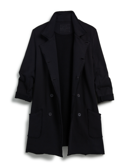 BELFAST TRENCH Black, Triple Terry