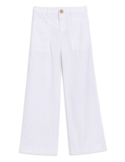 LIMERICK White, Italian Peached Twill