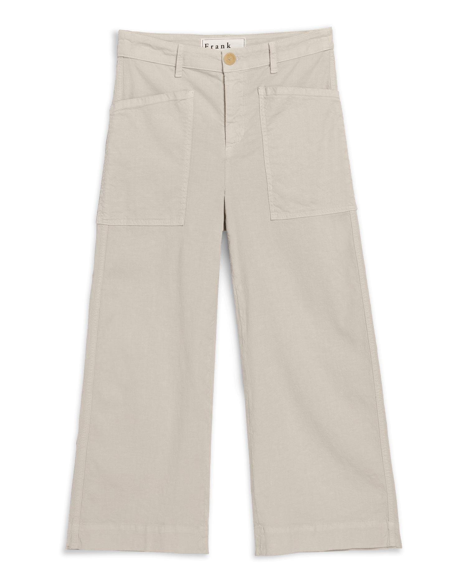 LIMERICK CROP Cement, Italian Performance Linen
