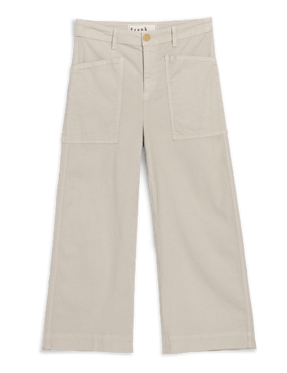 LIMERICK CROP Cement, Italian Performance Linen