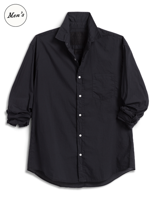 LUKE Black, Italian Featherweight Poplin