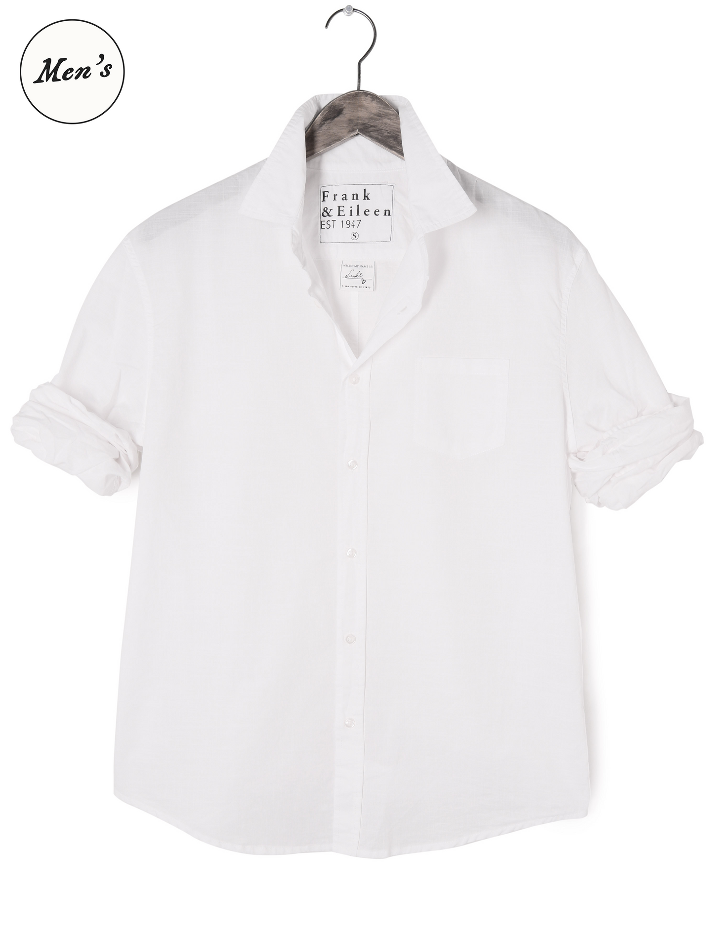 LUKE White, Italian Casual Cotton