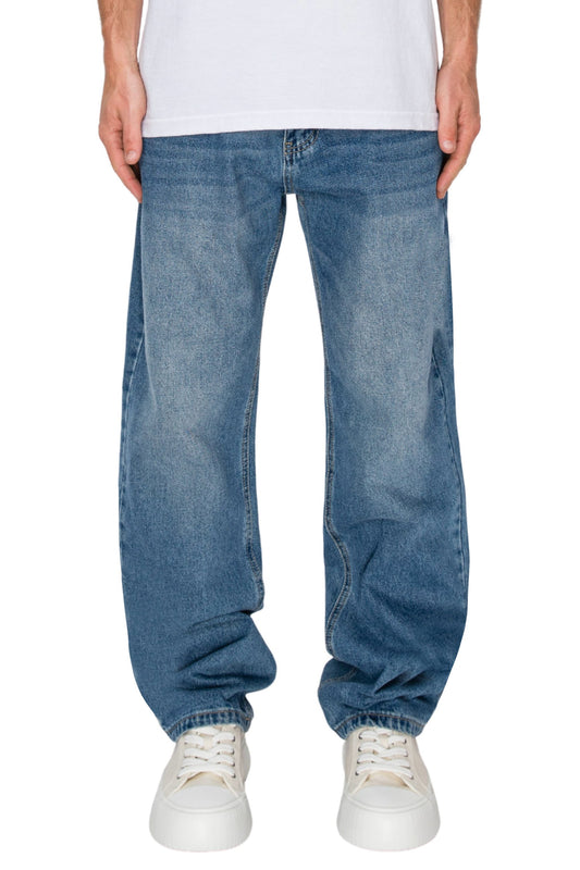 ATLAS Essential Baggy Denim Jeans - Indigo