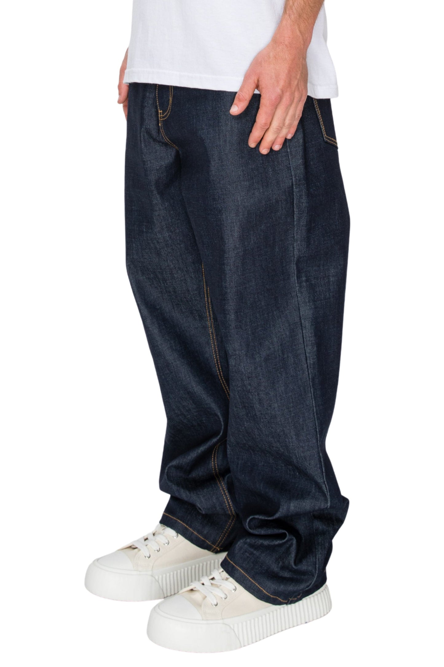 TERRA Essential Baggy Raw Denim Jeans