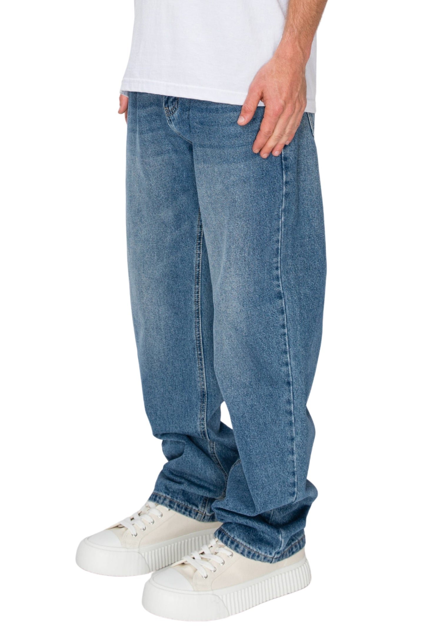 ATLAS Essential Baggy Denim Jeans - Indigo