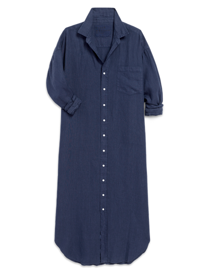 MEGAN Navy, Washed Linen