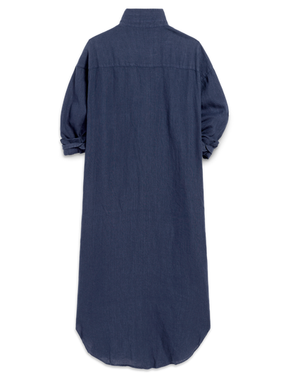 MEGAN Navy, Washed Linen