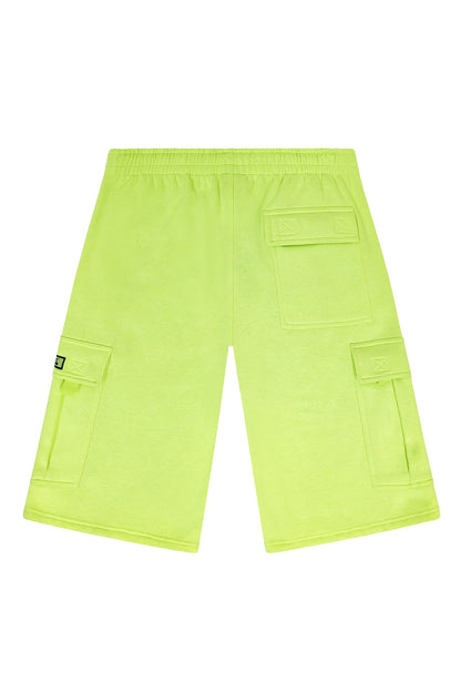 RESTRICT Baggy Fit Cargo Fleece Shorts