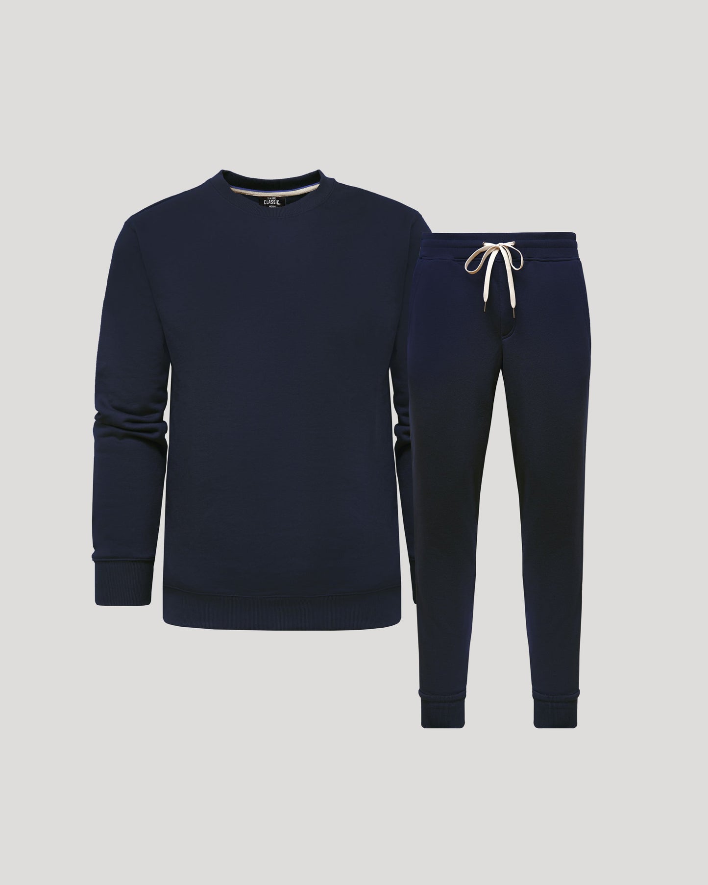 Navy Pullover Fleece Crew & Jogger 2-Pack