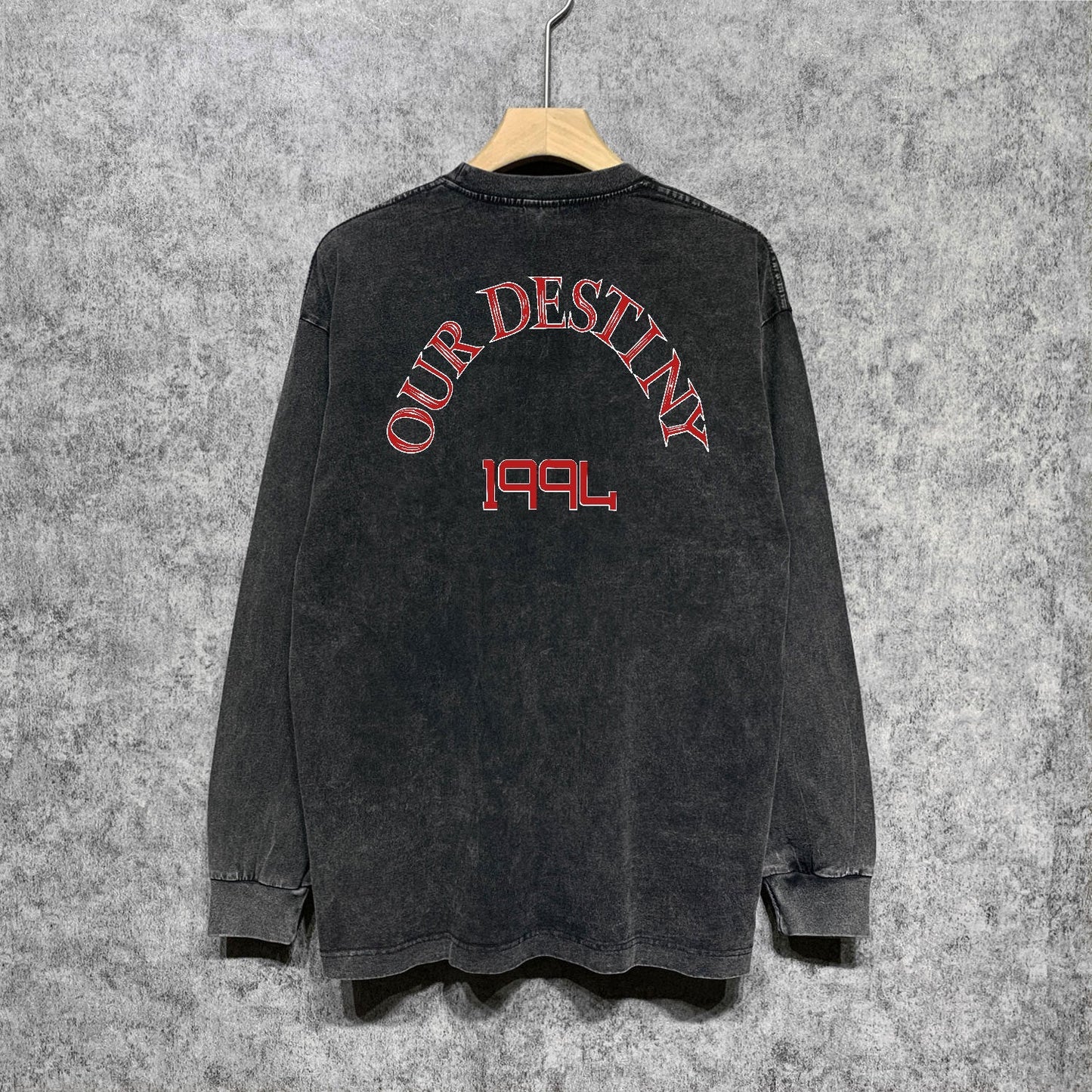 Amiri Long Sleeve Shirt Vintage T Shirt Washed and Worn Vintage Long Sleeve T-shirt