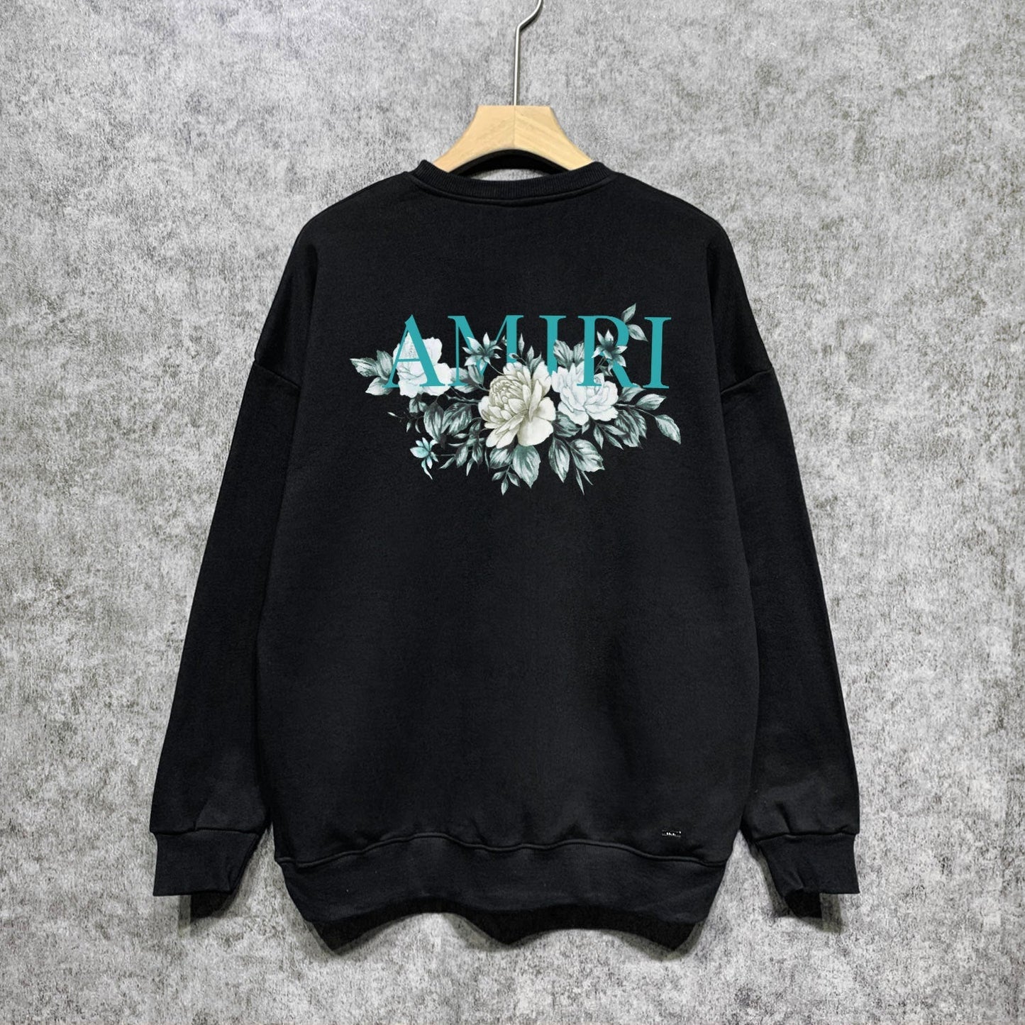 Amiri Long Sleeved Shirt Fashion Brand Crew Sweatshirts round Neck Sweater