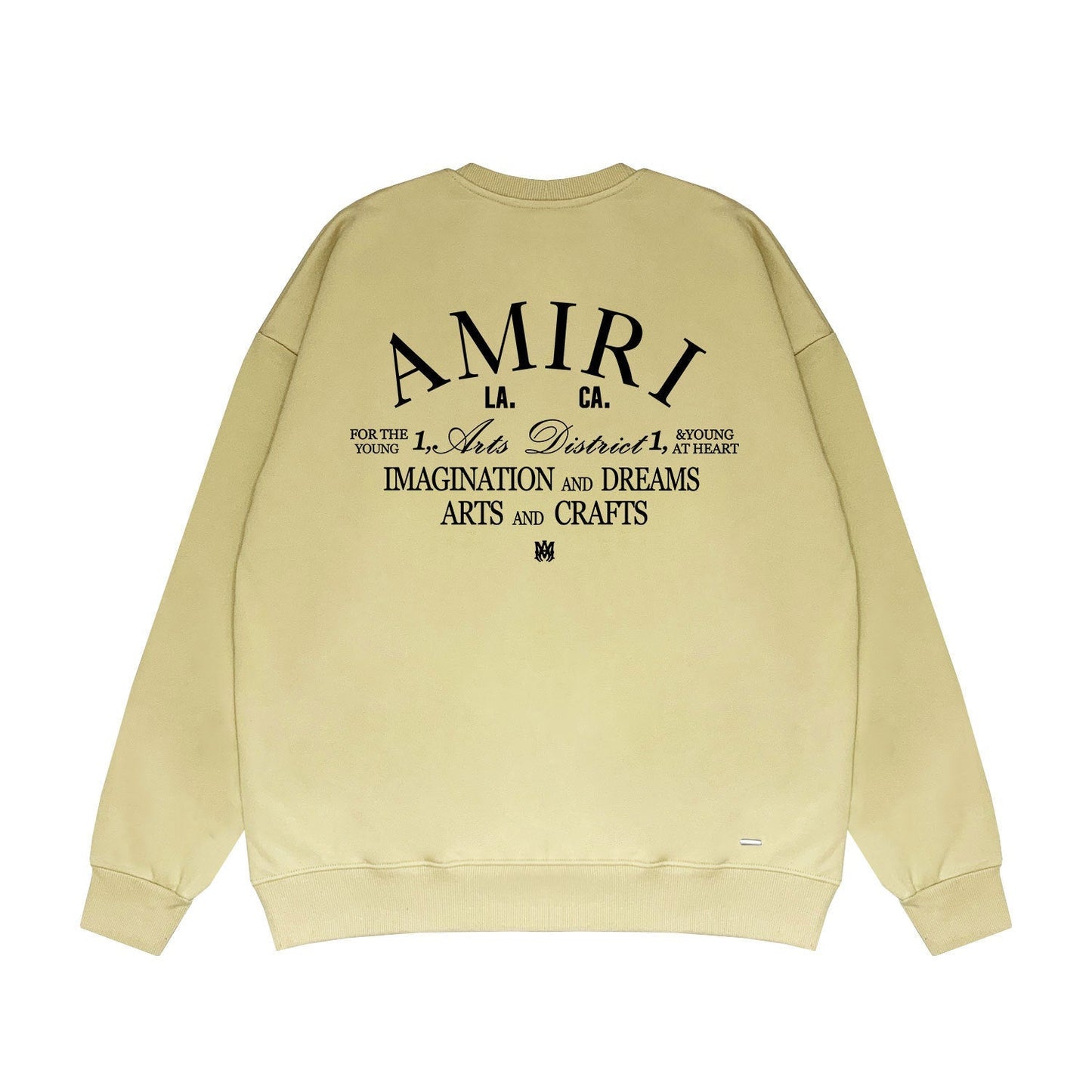 Amiri Long Sleeved Shirt Fashion Brand Crew Sweatshirts round Neck Sweater