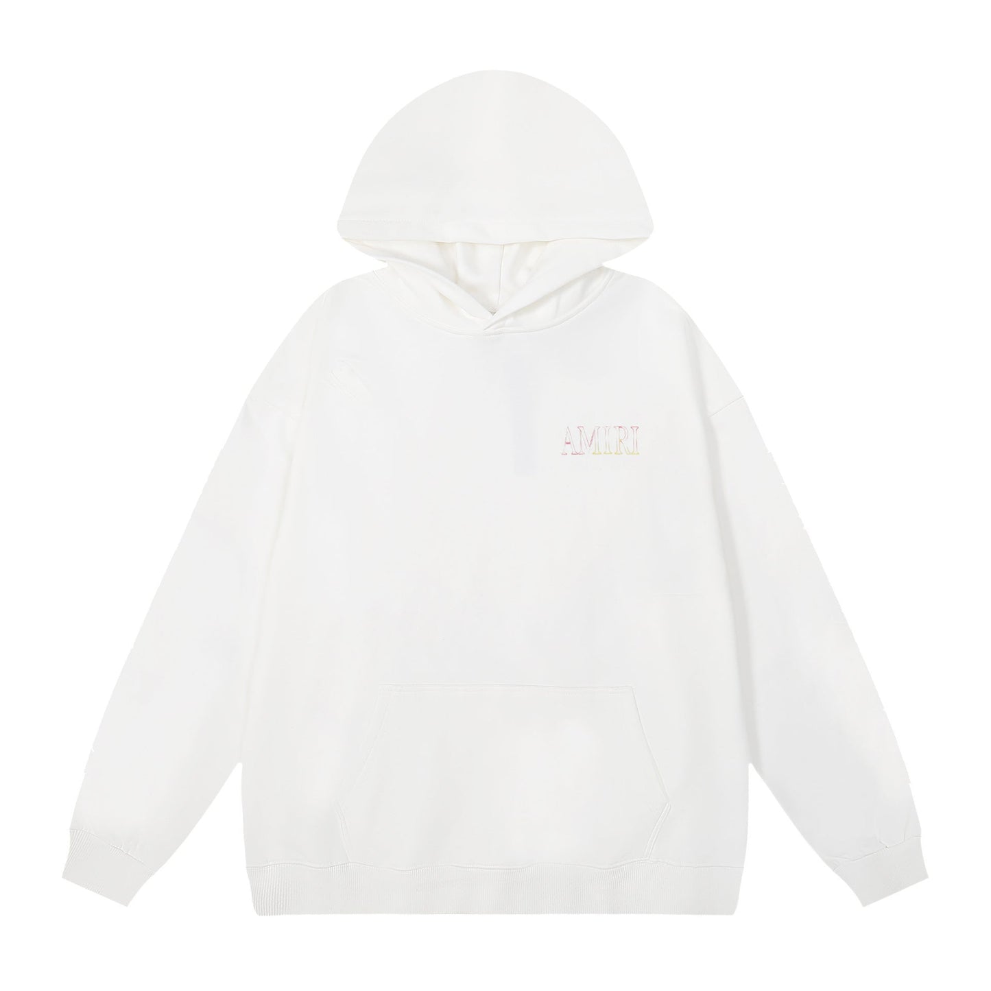 Amiri Hoodie AMI Colorful Pattern Letter Print Hooded Sweater for Men and Women