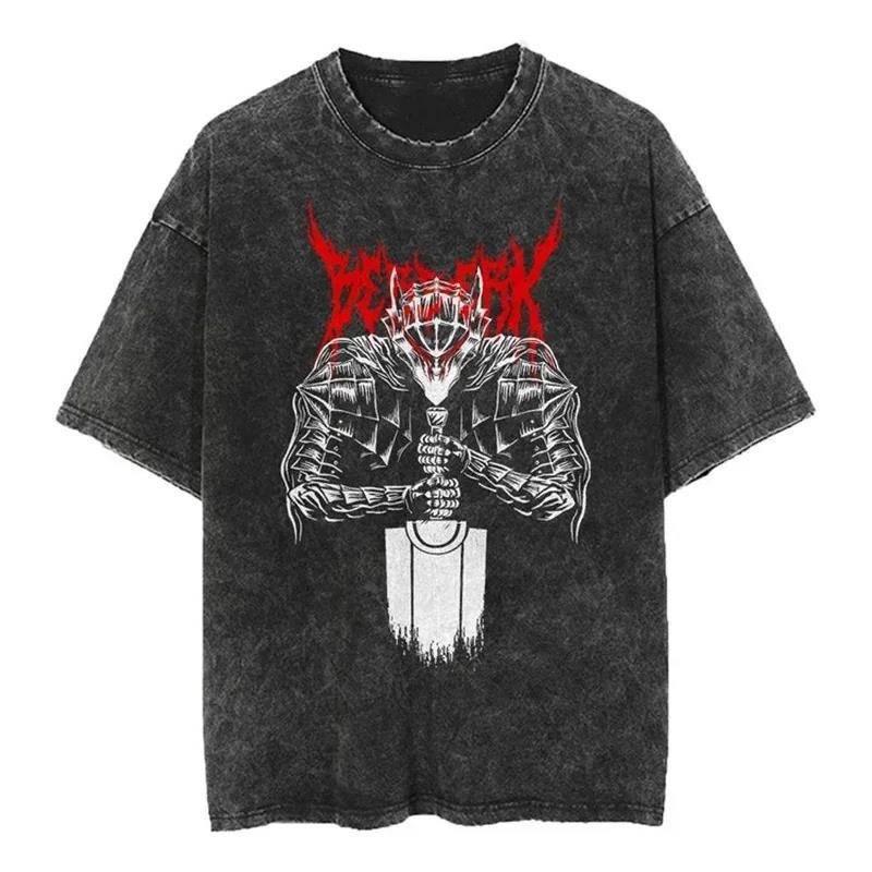 2024Streetwear Tshirt Japanese Anime Graphic Vintage Washed (Part 2)