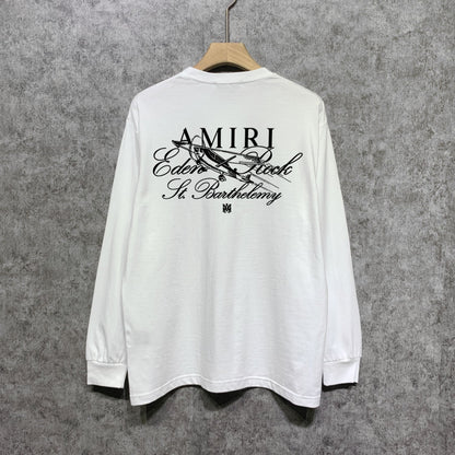 Amiri Long Sleeve Shirt Long Sleeve Long-Sleeved T-Shirt Blouse