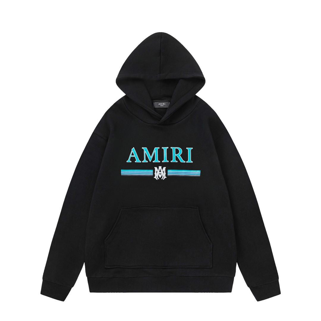 Amiri Hoodie AMI Micro Label Letter Print Pattern Hooded Sweater