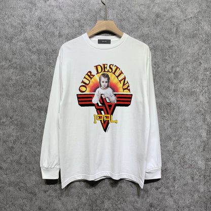 Amiri Long Sleeve Shirt Long Sleeve Long-Sleeved T-Shirt Blouse