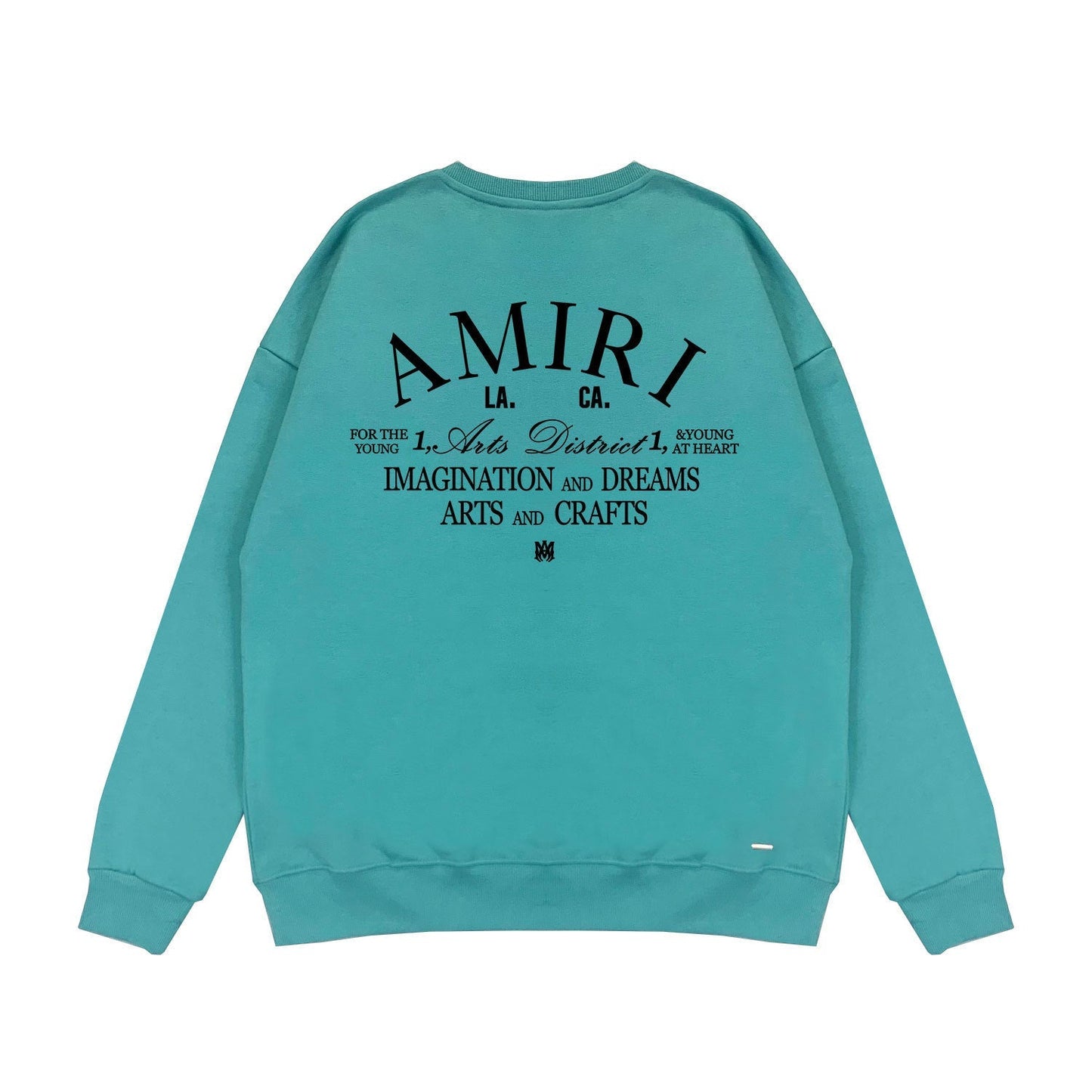 Amiri Long Sleeved Shirt Fashion Brand Crew Sweatshirts round Neck Sweater