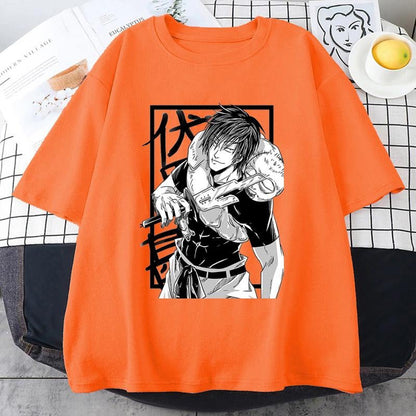 2024New Fushiguro Toji T Shirt Fashion Anime Harajuku Tees