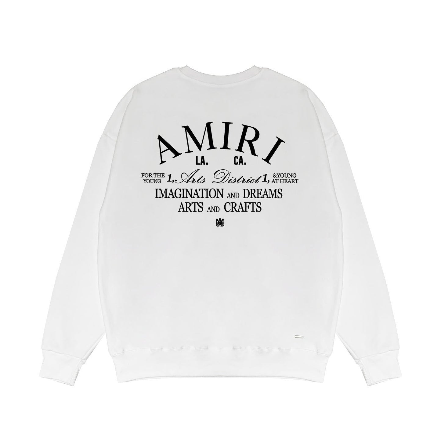 Amiri Long Sleeved Shirt Fashion Brand Crew Sweatshirts round Neck Sweater