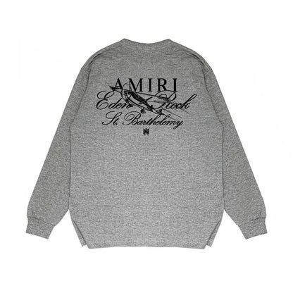 Amiri Long Sleeve Shirt Long Sleeve Long-Sleeved T-Shirt Blouse