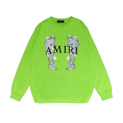 Amiri Long Sleeve Shirt Long Sleeve Long-Sleeved T-Shirt Blouse