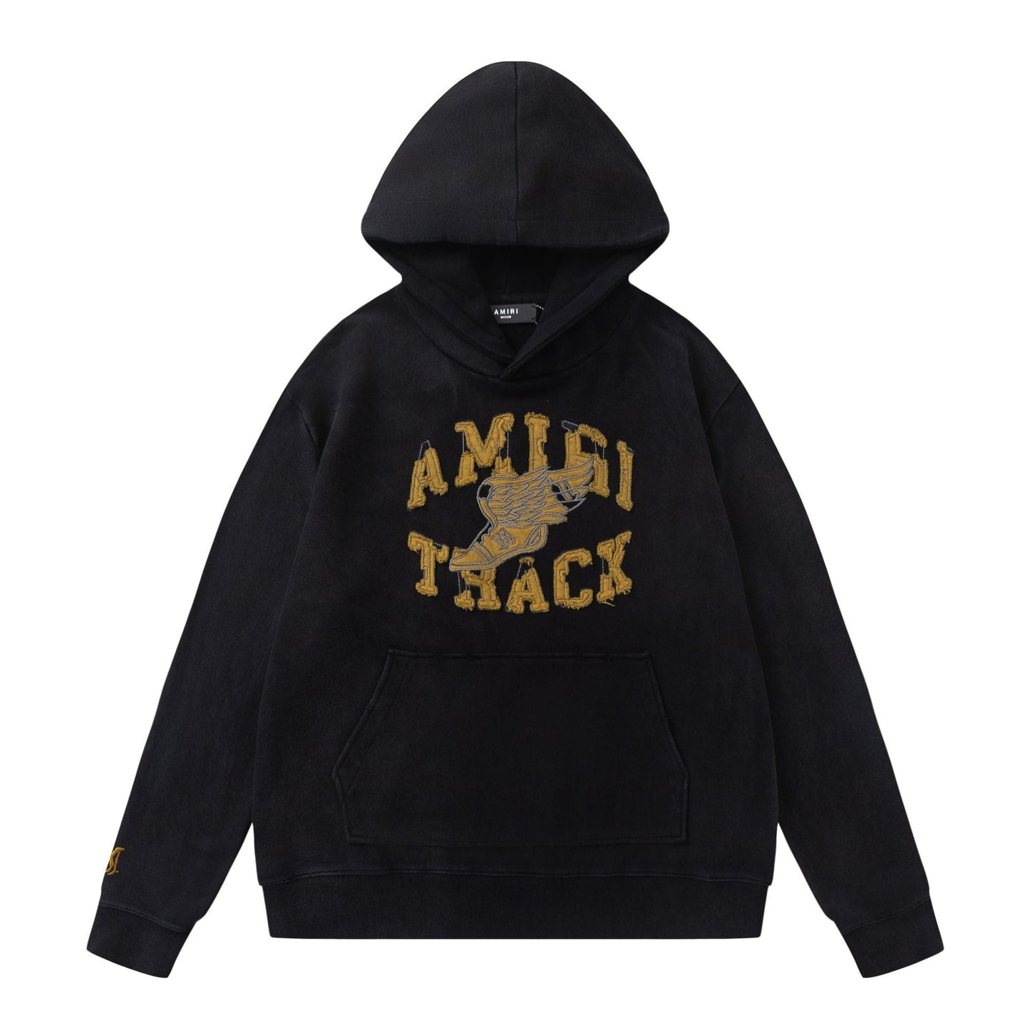Amiri Hoodie AMI Winged Shoes Letter Pattern Hooded Sweater
