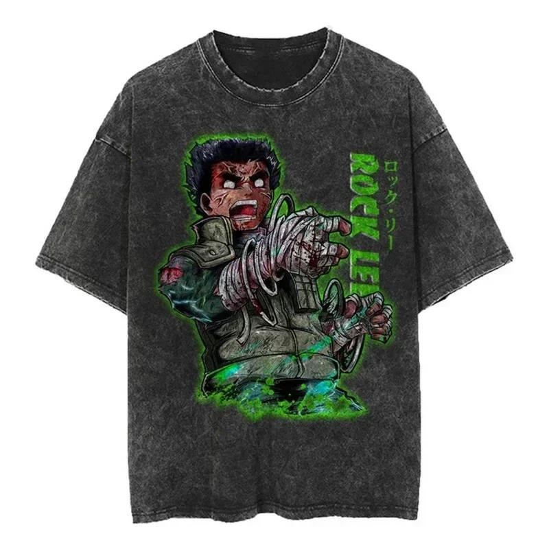 2024Streetwear Tshirt Japanese Anime Graphic Vintage Washed (Part 2)
