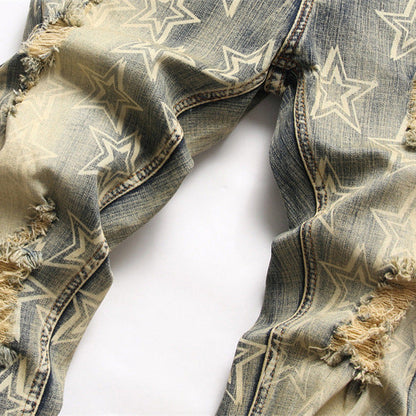Amiri Jeans Ripped Stretch Jeans