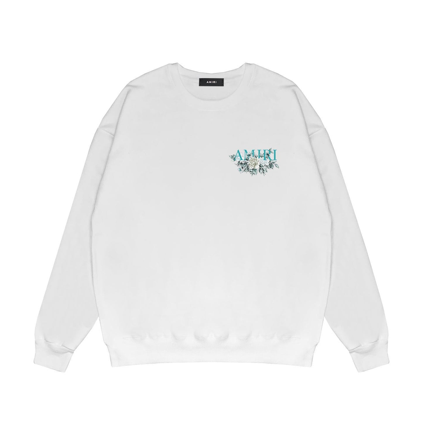 Amiri Long Sleeved Shirt Fashion Brand Crew Sweatshirts round Neck Sweater