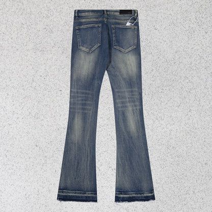 Amiri Jeans Trendy Sticker Embroidered Jeans