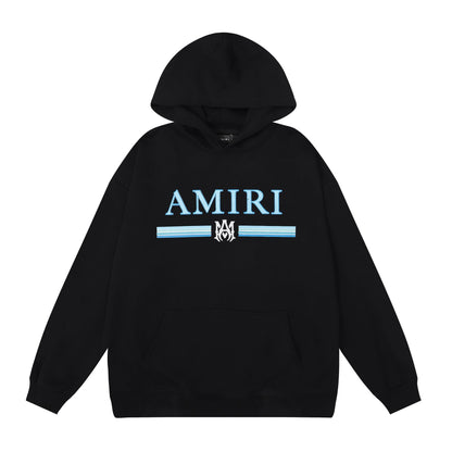 Amiri Hoodie OW Letter print pattern hooded sweater for men and women