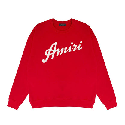 Amiri Long Sleeved Shirt Fashion Brand Crew Sweatshirts round Neck Sweater