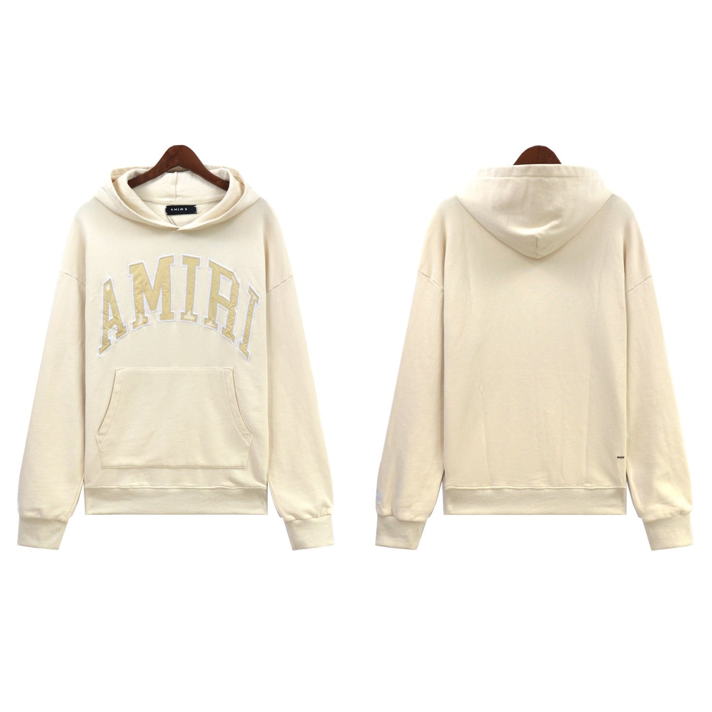 Amiri Hoodie AMI Letter Pattern Pullover Hooded Sweater Men and Women
