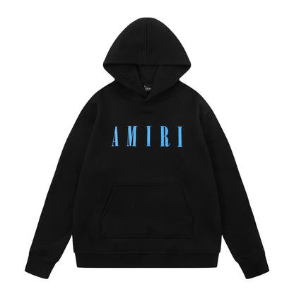 Amiri Hoodie AMI Letter logo print hooded sweater for men and women