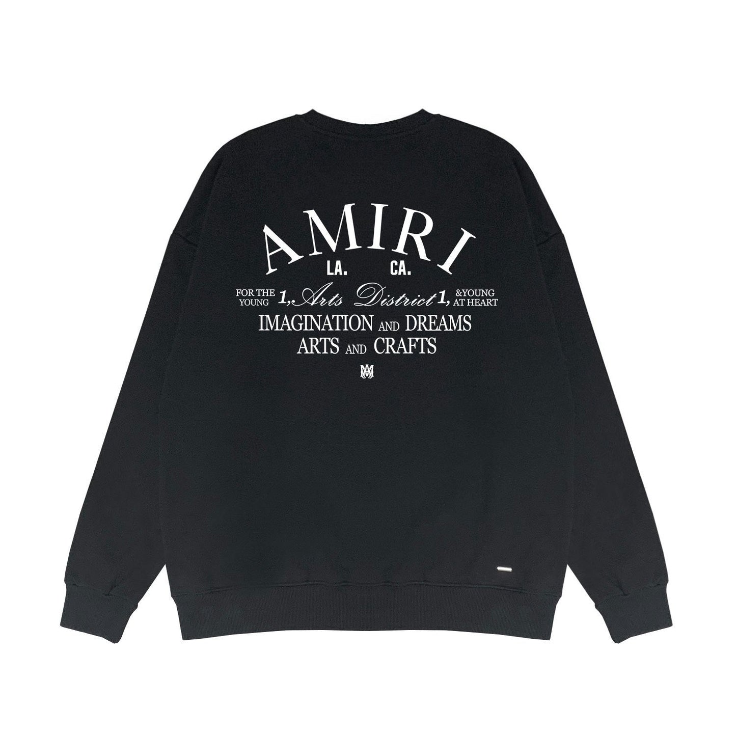 Amiri Long Sleeved Shirt Fashion Brand Crew Sweatshirts round Neck Sweater