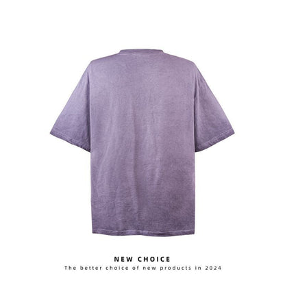 American vintage street T-shirt vintage men's summer loose