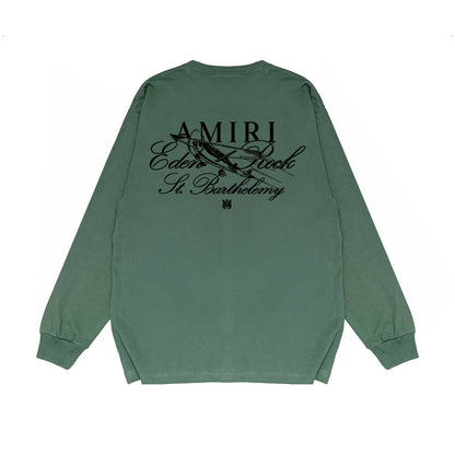 Amiri Long Sleeve Shirt Long Sleeve Long-Sleeved T-Shirt Blouse